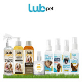 Kit Completo Para Higiene Cachorro E Gato 8 Produtos Lub Pet