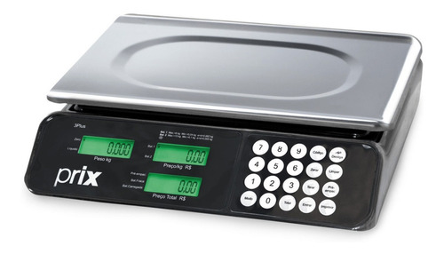 Balança Comercial Digital Toledo Prix 3 Plus 32kg Bateria 