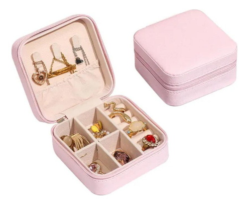 Caja De Joyas Portátil Organizador De Joyas Para Viaje 