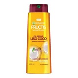 Shampoo Garnier,aceite De Coco,proteína De Fruta,liso