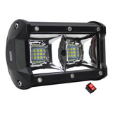 Faro Led Auxiliar+estrobo 54w Osun Barra Lancha/atv/carro