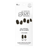 Uñas Adhesivas Glaze Color -real Black