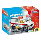 Playmobil City Action Ambulancia Bombero Autobus Luz Sonido