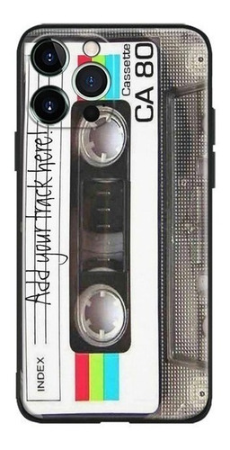 Funda Generica Para iPhone Retro Cassette Camara Silicona