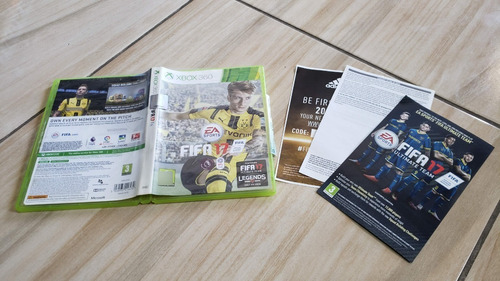 Fifa 17 Do Xbox 360 Sem O Jogo Só A Caixa + Panfletos. S2