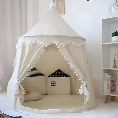 Tienda Portátil De Tela Lino - Algodón Para Niños | Envío gratis