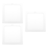 Kit De 3 Piezas Panel Led Cuadrado Plafon 12w Sobreponer /e Color Blanco