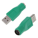 Adaptador 2 X Ps/2 Hembra A Usb Macho Para Teclado M