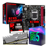 Kit Upgrade Gamer I5 3.4ghz + Placa Mae + 8gb Ram + Ssd 240g