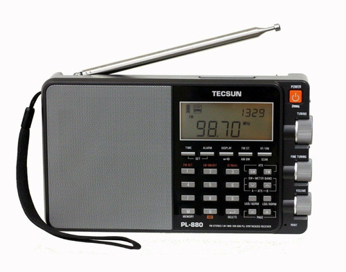 Radio Onda Corta Tecsun Pl880 Usado Como Nuevo Gran Sintonia