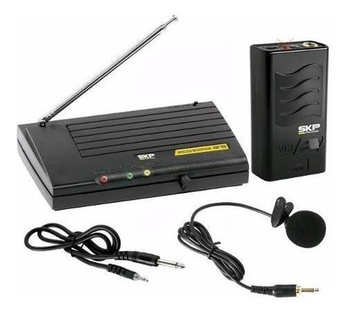 Mic Inalambrico Corbatero Skp Vhf 795 6 Horas Musica Pilar