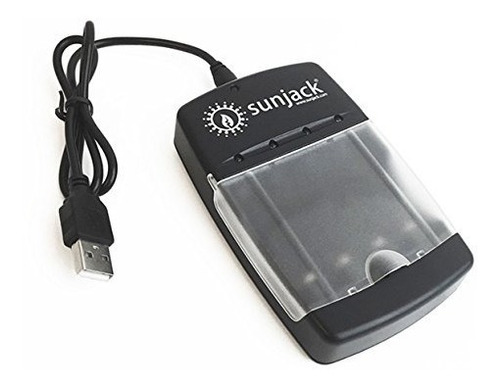 Cargador De Batería Sunjack Usb Para Pilas Recargables Aa / 