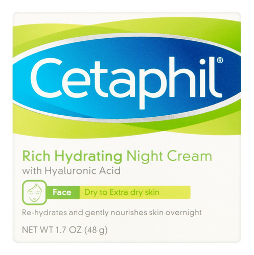 Cetaphil Rica Hidratante Crema De Noche 1.7 Oz