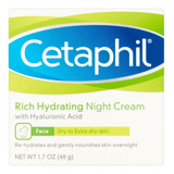 Cetaphil Rica Hidratante Crema De Noche 1.7 Oz