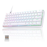 Kemove Snowfox Dk61 Teclado Mecanico Inalambrico, Teclado 2.