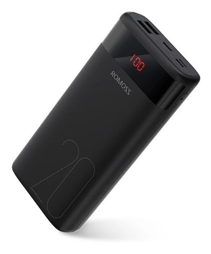 Power Bank Romoss Ares 20000 Mah 5v 2.1a Display Digital Led