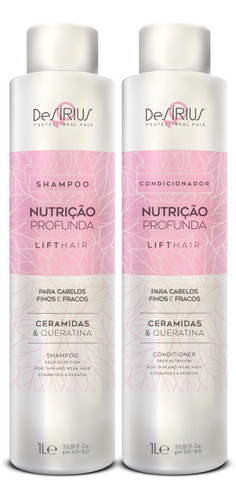 Kit Shampoo E Condicionador 1l Nutrição Profunda _de Sírius 