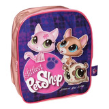 Mochila Littlest Pet Shop Alto 26 Cm Ideal Jardín Kinder