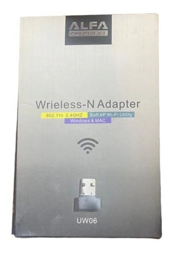 Adaptador Wifi Usb Alfa Para Internet Inalámbrico