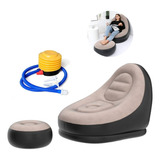 Sofá Inflable Reclinable 2 Piezas Con Inflador De Regalo