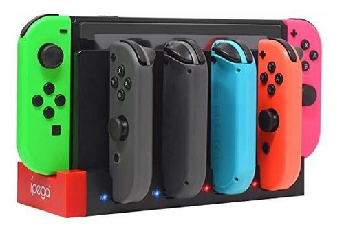 Fastsnail Charger For Nintendo Switch Joy-con Interior Negro