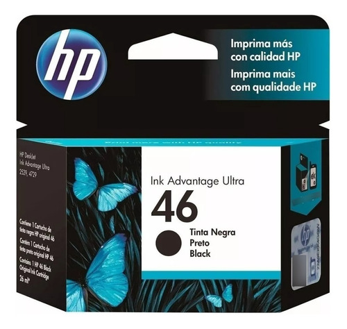 Tinta Original Hp 46 Negro O Color Sellada De Fabrica