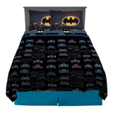 Franco Batman Matrimonial Juego Sábanas 4pz Ropa Cama Niño