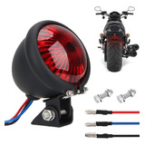 Stop Luz Trasera De Freno Porta Placa Led Moto Cafe Racer