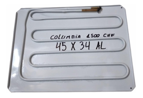 Placa Evaporadora Aluminio Columbia Mod. 1500 Chf-med:45x34