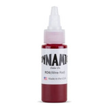 Tinta Dynamic Ink Color Rojo Wine Red 1 Oz