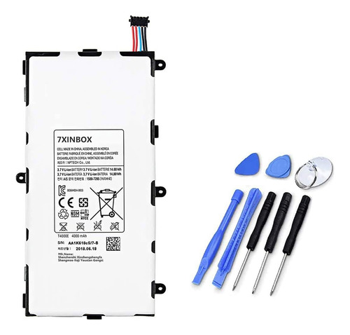 Bateria T4000e 3.8v 4000mah Para Samsung Galaxy Tab 3 7.0 T2