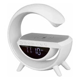 Cargador 3 En 1 Altavoz Bluetooth Con Reloj Despertador