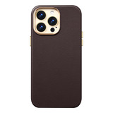 Funda De Cuero Genuino Para iPhone 12 Al 14 Promax Magnetica