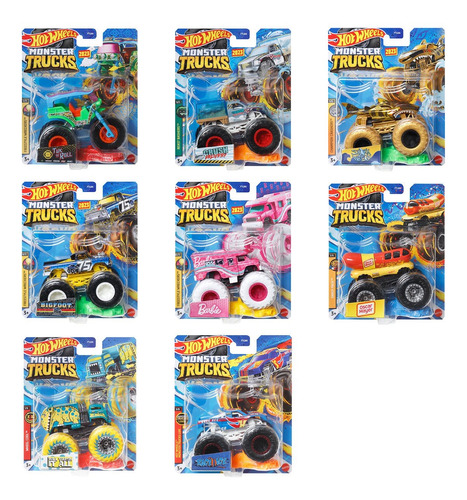 Hot Wheels Monster Trucks A Escala 1:64 Exclusivos A Elegir 