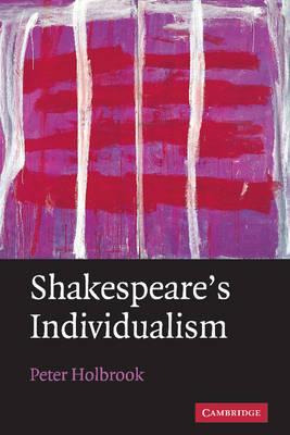 Libro Shakespeare's Individualism -                     ...
