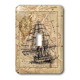 3drose Nautical Map Décor - Imagen De Ghost