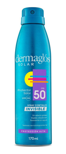 Dermaglos Protector Solar Fps50 Spray Invisible X 170 Ml