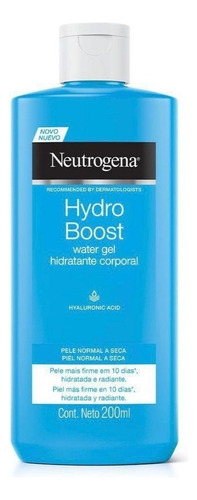  Crema Gel Ultraleve Para Cuerpo Neutrogena Hydro Boost Hidratante Corporal Hydro Boost Water Gel Neutrogena En Tubo 200ml