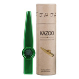Kazoo Flauta Metal Con 3 Diafragmas (verde)