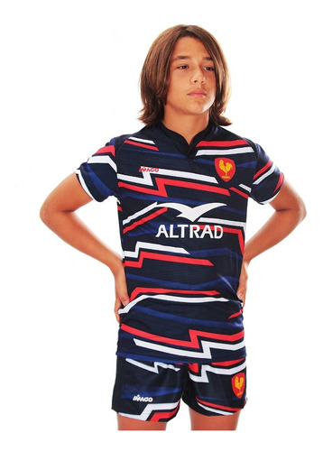 Camiseta Rugby Francia Imago Niños / Talles 8 Al 14