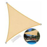 Toldo Vela Triangular Impermeable Para El Sol 6.1x6.1x6.1