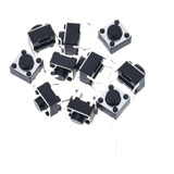 30x Pulsador Micro Switch Dip 6x6x5mm Push Button Arduino