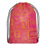 Mochila Natacion Speedo Printed Mesh Bag 35 Litros Color Rosa