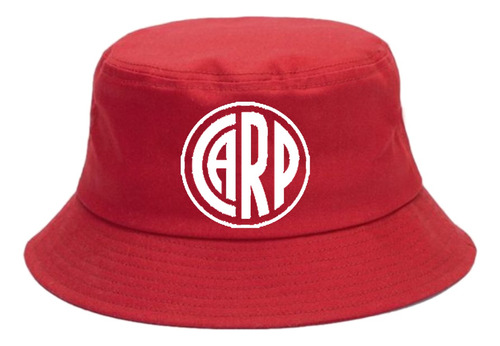 Gorro Piluso - Bucket Hat - River Plate Carp - Logo / Siglas