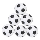 Mini Balones De Fútbol De Mesa De Repuesto De Plástico Negro