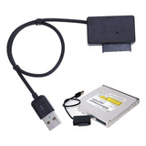 Adaptador Slim Sata A Usb Para Lectoras De Notebook Netbook