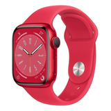 Apple Watch Series 8 41mm Gps (product)red Pulseira Esportiv