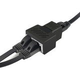 Cable Adaptador De Tres Vías Tipo Divisor De Red Rj45, 1 En