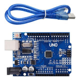 Arduino Uno Smd Ch340 + Barra 40 Pinos Retos 2.54mm + Cabo