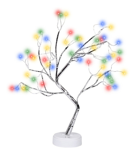 Lampara Luces Led Decorativa Mesa Arbol Bonsai Touch Usb